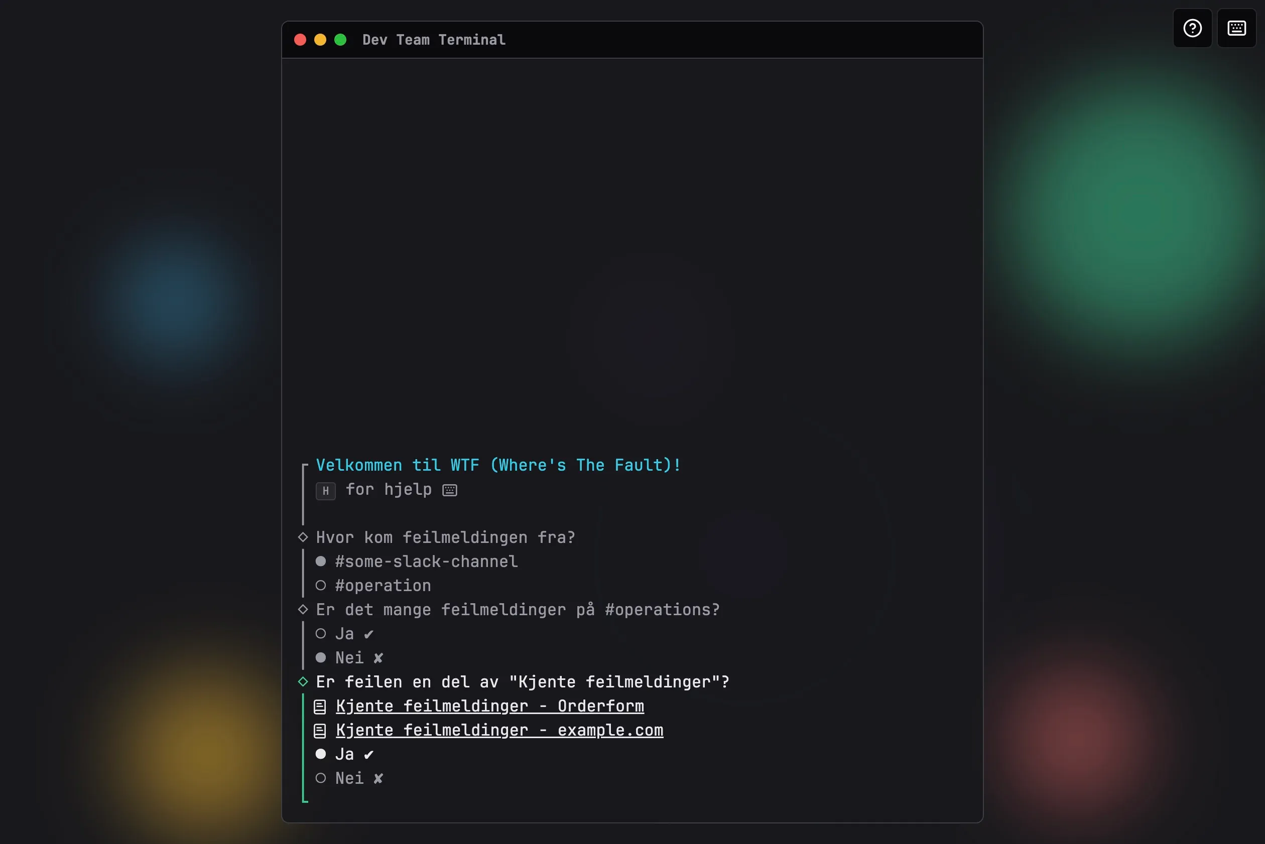 Where's the Fault (WTF)?